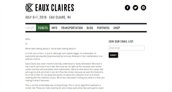 Desktop Screenshot of eauxclaires.com
